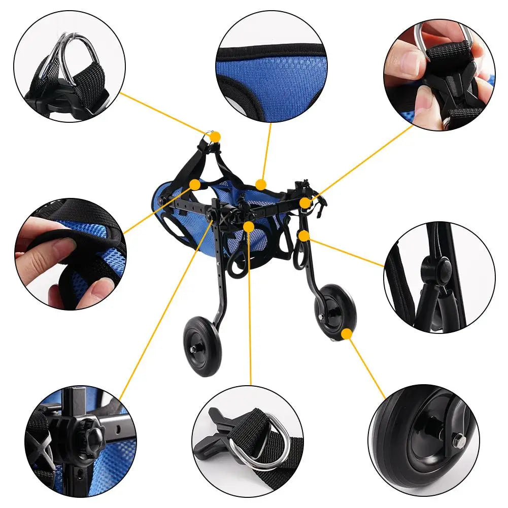 French Bulldog Disability Rehabilitation Aid Adjustable Pet Walk Booster
