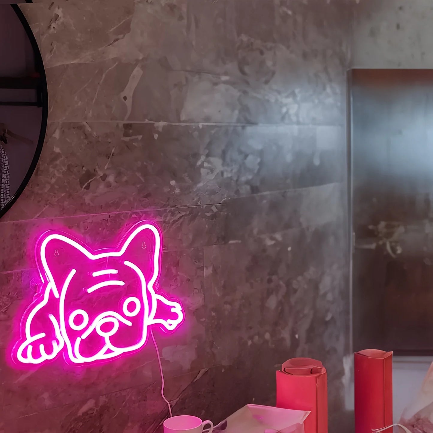 French Bulldog Neon Sign Light