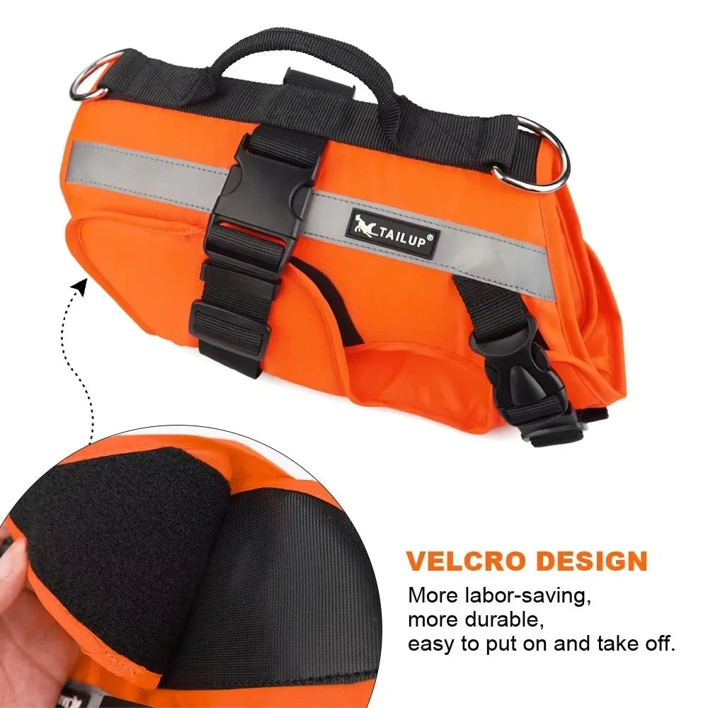 French Bulldog Swimming Life Jacket with Reflective material