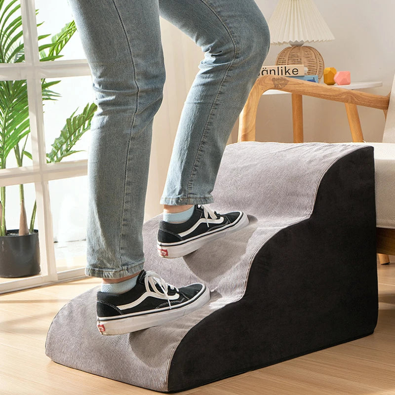 CAWAYI KENNEL Memory Foam 2/3/4 Steps Stairs Anti-slip