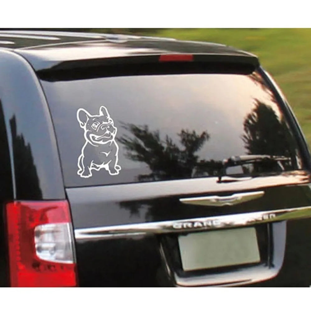 French Bulldog Dog Car Sticker Strong Adhesive