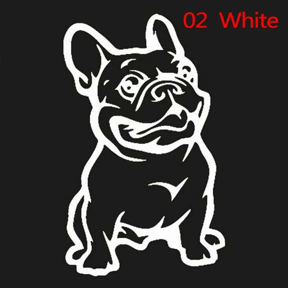 French Bulldog Dog Car Sticker Strong Adhesive