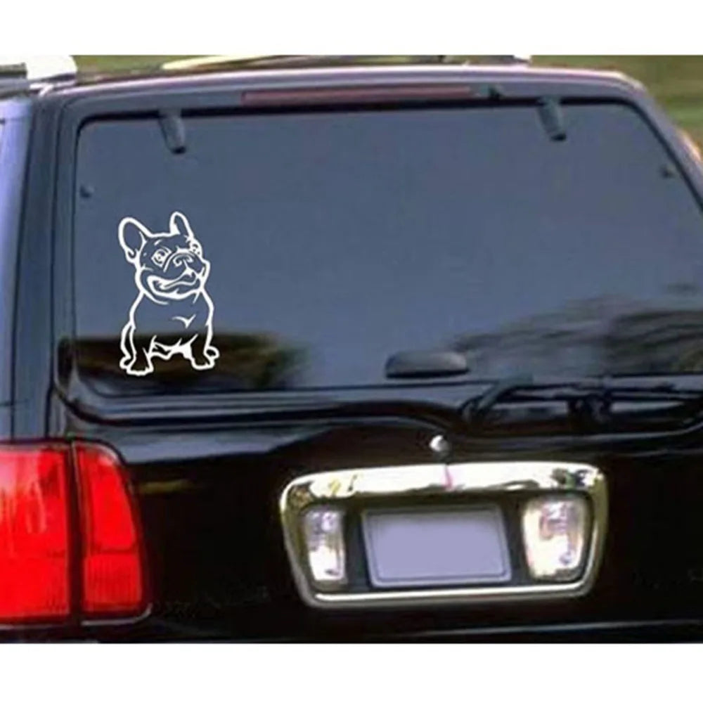 French Bulldog Dog Car Sticker Strong Adhesive