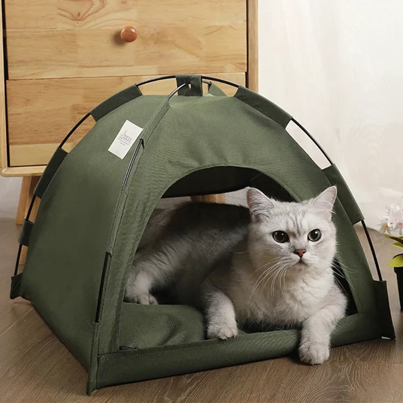 Dog Bed Tent with Cushion For Your Frenchie