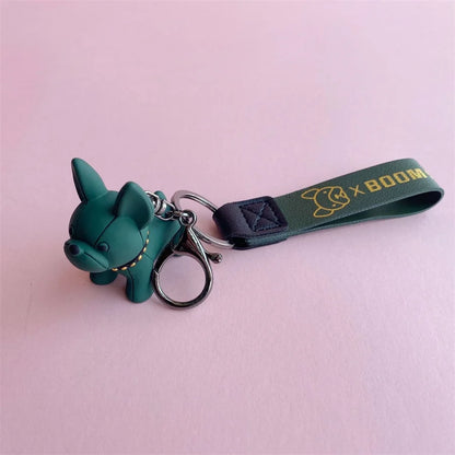 New Cartoon French Bulldog Dog Key chain