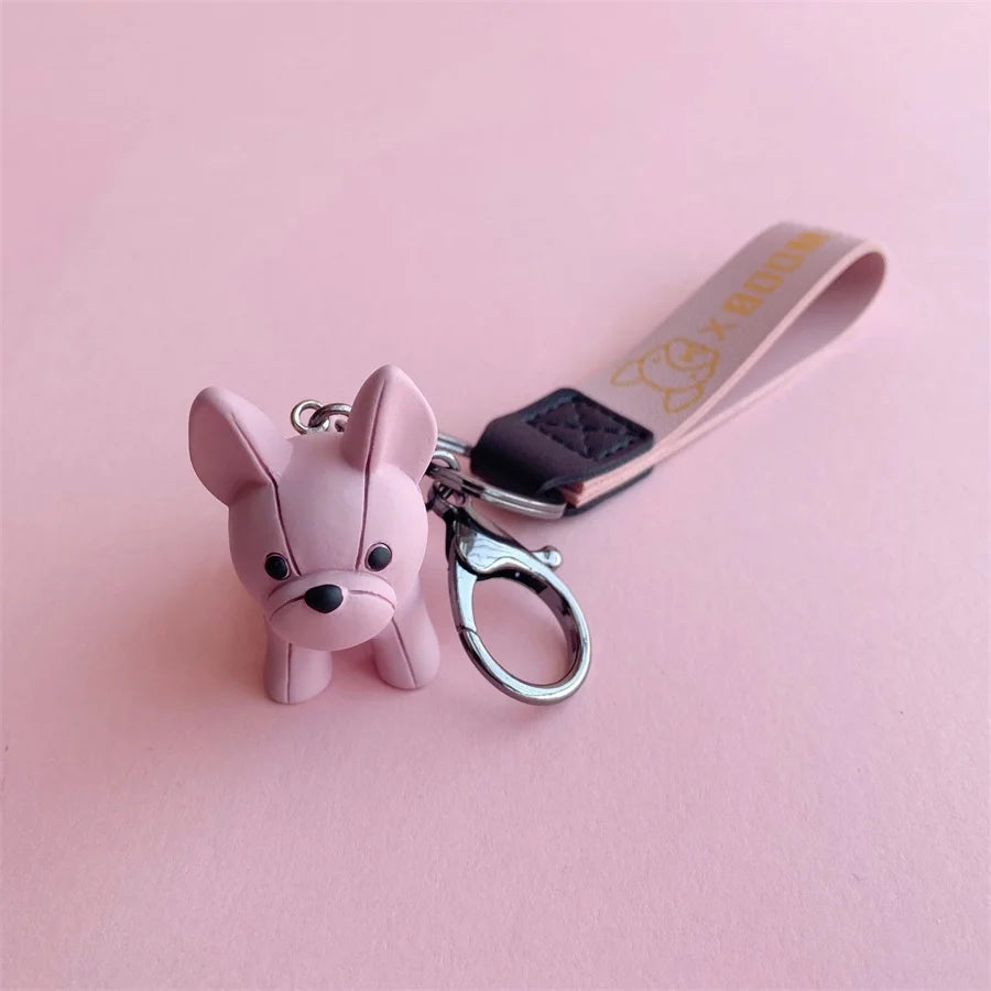 New Cartoon French Bulldog Dog Key chain