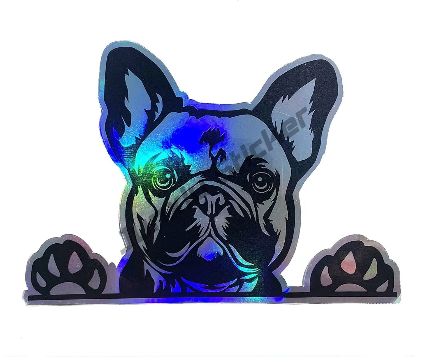 French Bulldog Holographic Decal