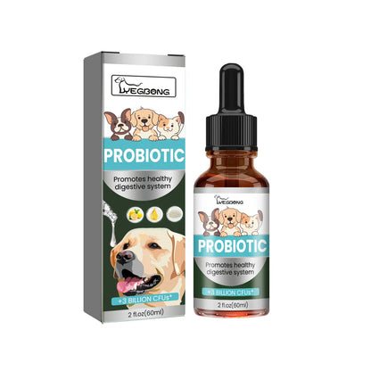 Pet Probiotics Supplement Regulate Gastrointestinal Vomiting Protect Stomach Health Enhance Physical Fitness Dog Digestive Drop