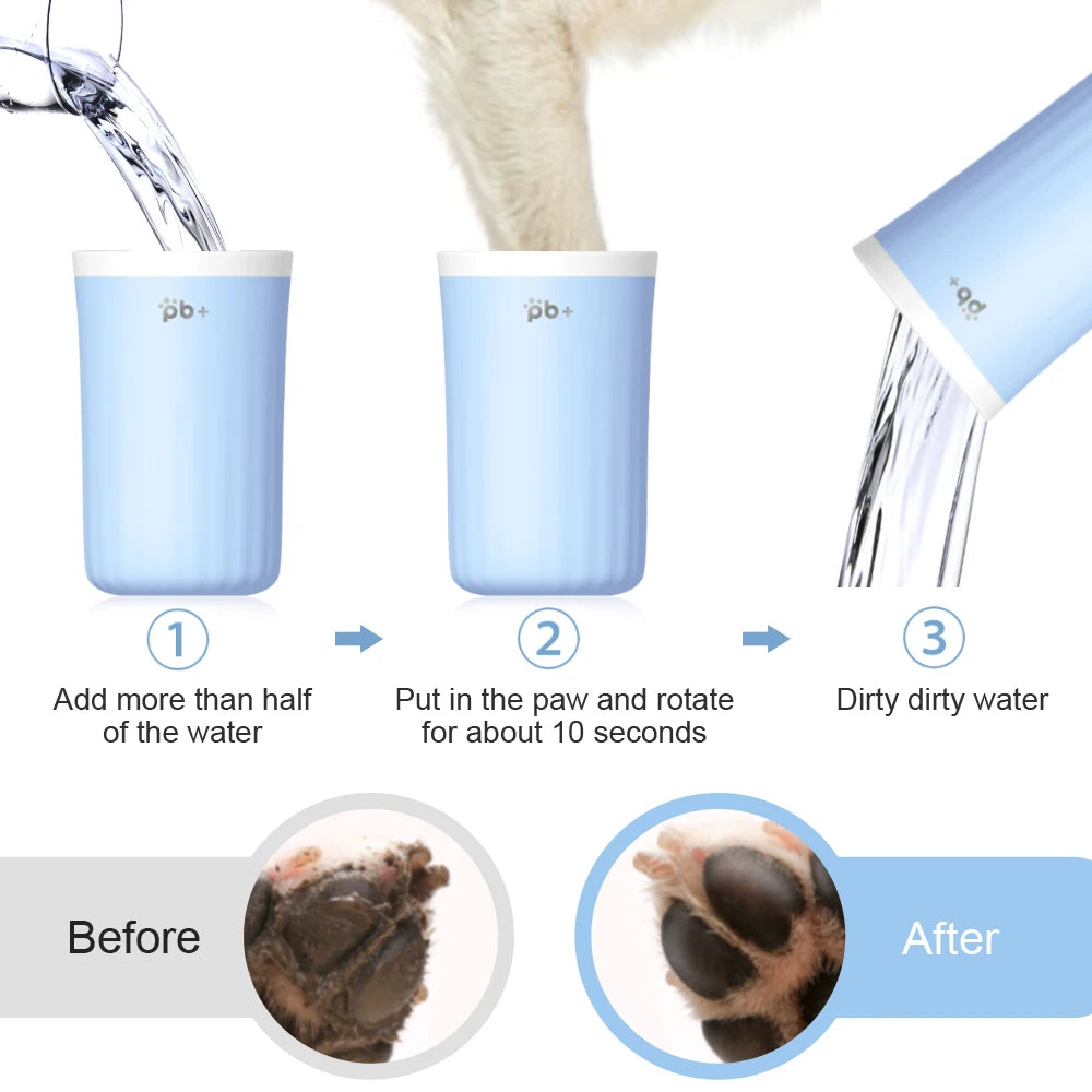 Dog Soft Silicon Paw Cleaner