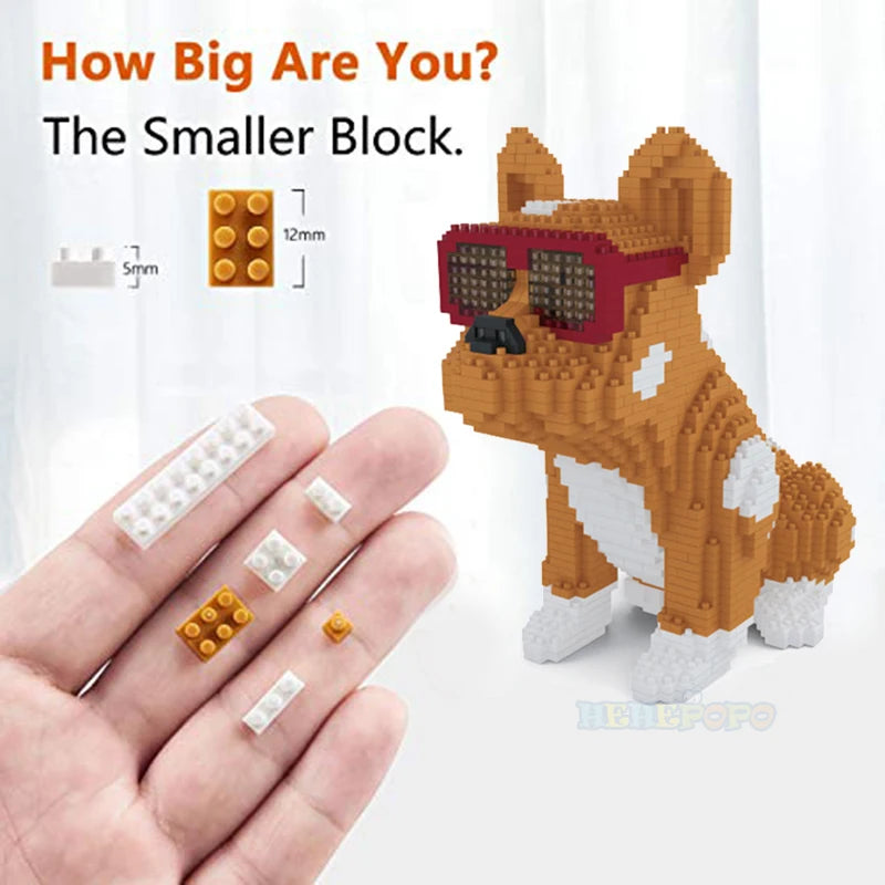 French Bull Dog Building Block