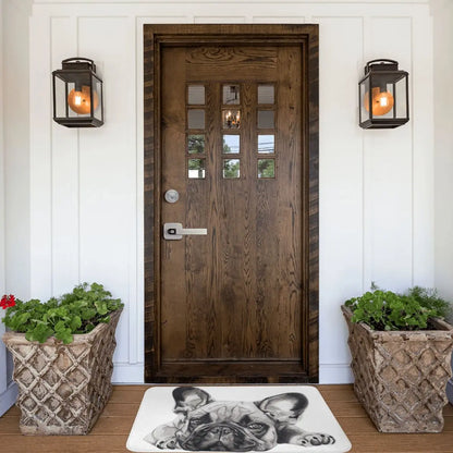 French Bulldog Non-slip Door Mat