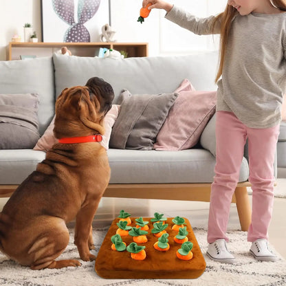 Toy Carrot Snuffle Mat