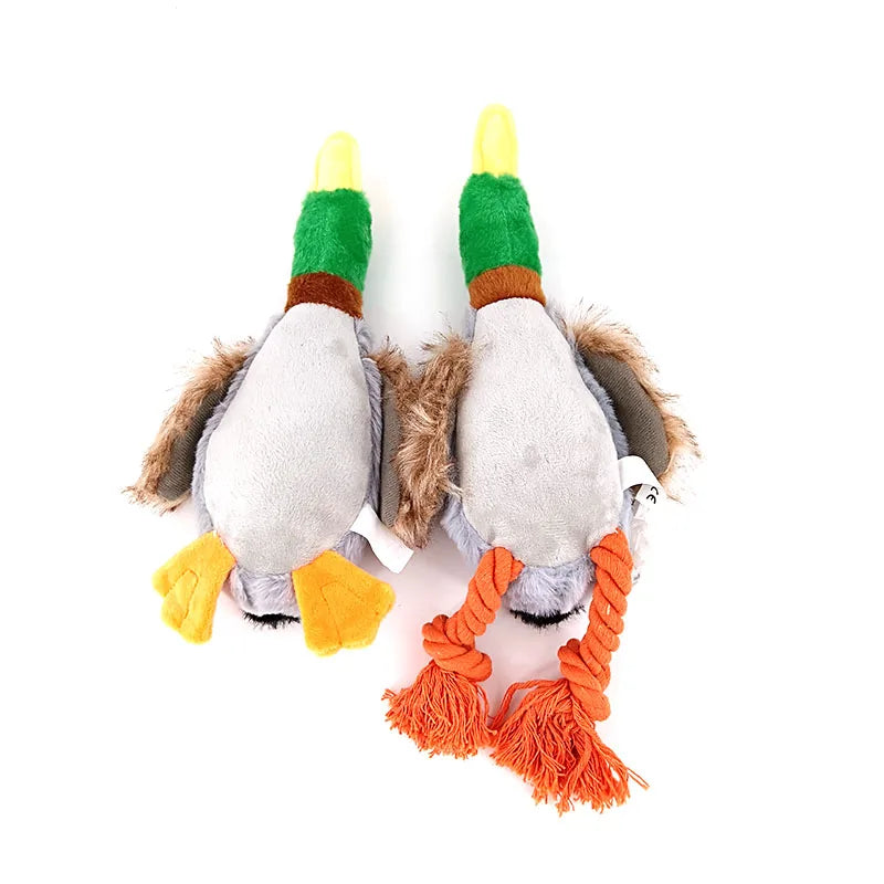 Honky And Squeaky Plush Duck Toy