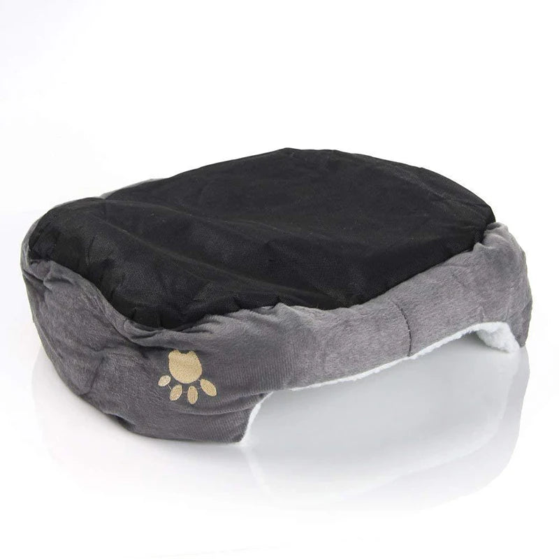 Paw Print Dog Bed with Thickened PP Cotton Suitable for Small Medium Dog