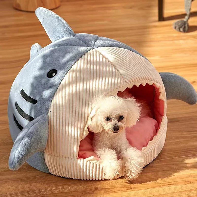 Shark Design Dog Bed