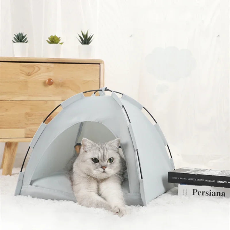 Dog Bed Tent with Cushion For Your Frenchie