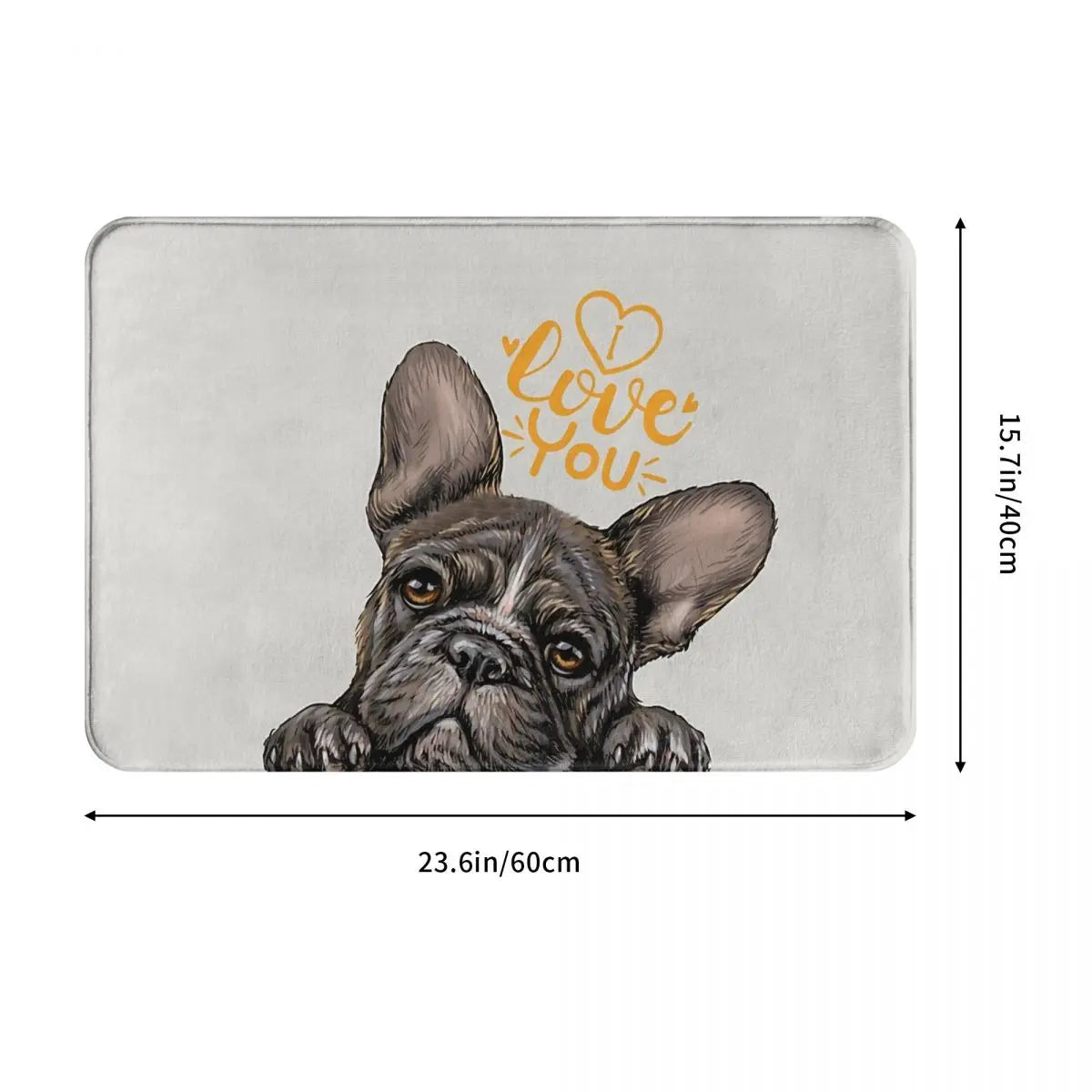 French Bulldog Entrance/ Bath Mat