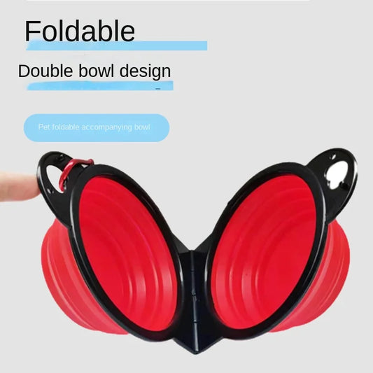 Portable 2in1 Dog Bowl - Foldable