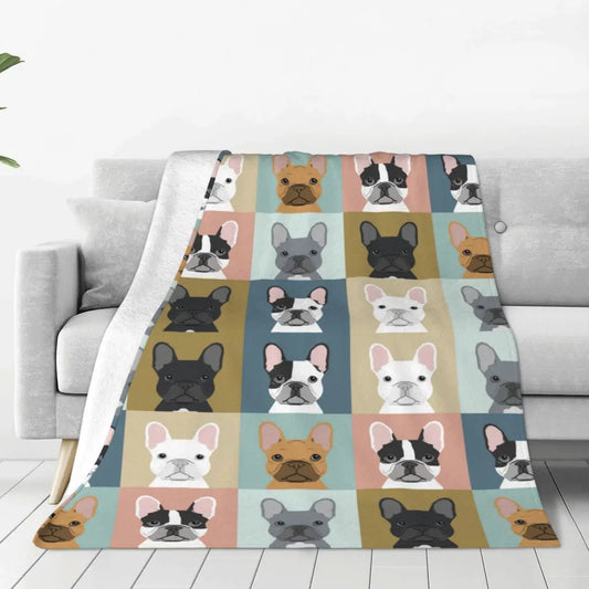 French Bulldog Dog Blanket