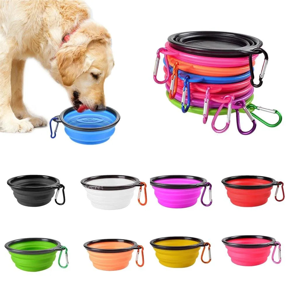 Foldable Single Dog Bowl