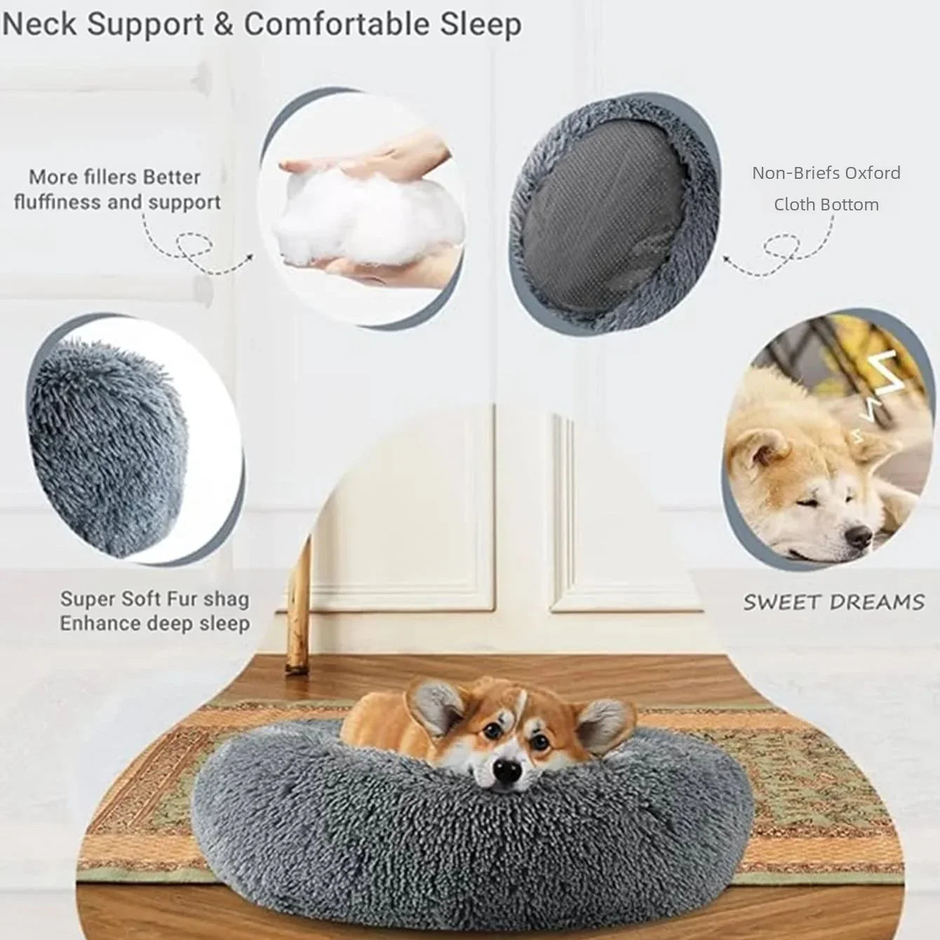 Round Pet Bed