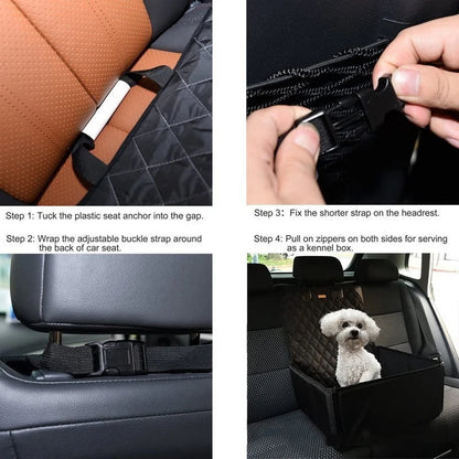 Dog Car Travel Seat Perfect For Your Frenchie