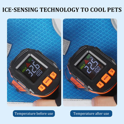 French Bulldog Summer Cooling Adjustable Reflective Harness