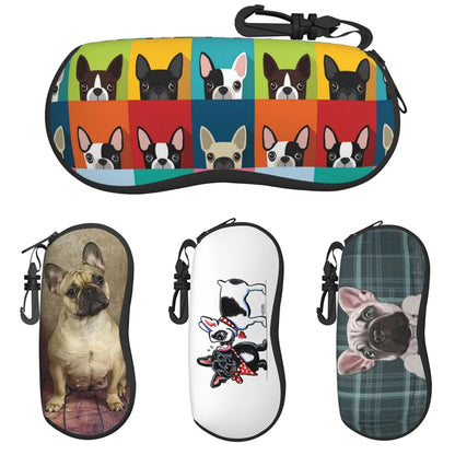 French Bulldog Eyeglass Case