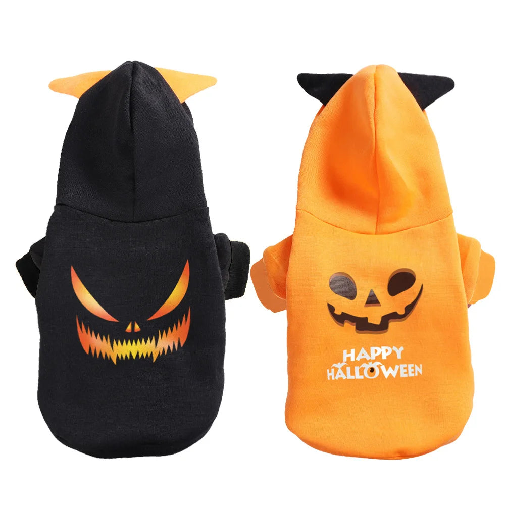 Dog Halloween Pumpkin Hoodie