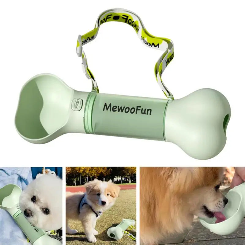 Bone Shape Portable Water Poop Bag Dispenser