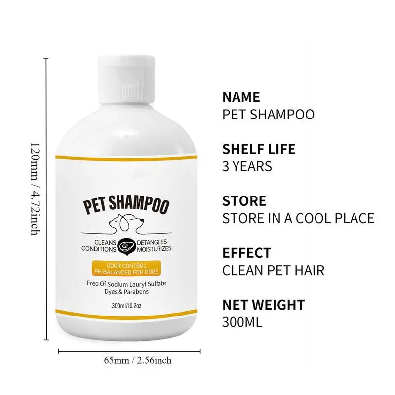 Shampoo For Itchy Skin 300 ml Deodorising Cleaning Conditioner