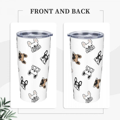 French Bulldog Stainless Steel Tumbler