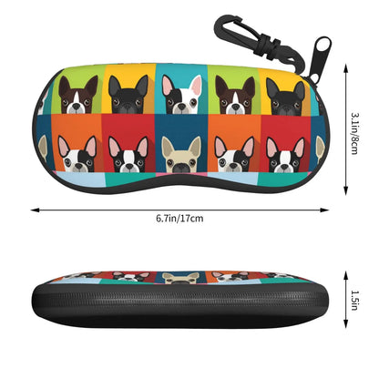 French Bulldog Eyeglass Case