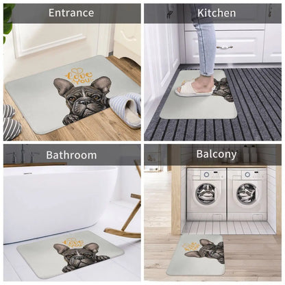 French Bulldog Entrance/ Bath Mat