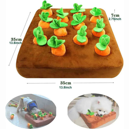 Toy Carrot Snuffle Mat