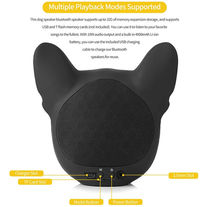 French Bulldog Wireless Bluetooth Speaker