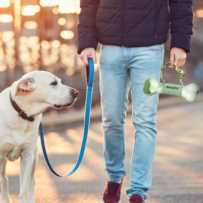 Bone Shape Portable Water Poop Bag Dispenser