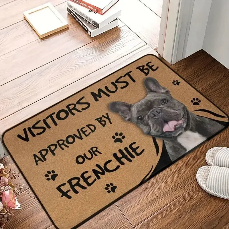 French Bulldog Plush Mat