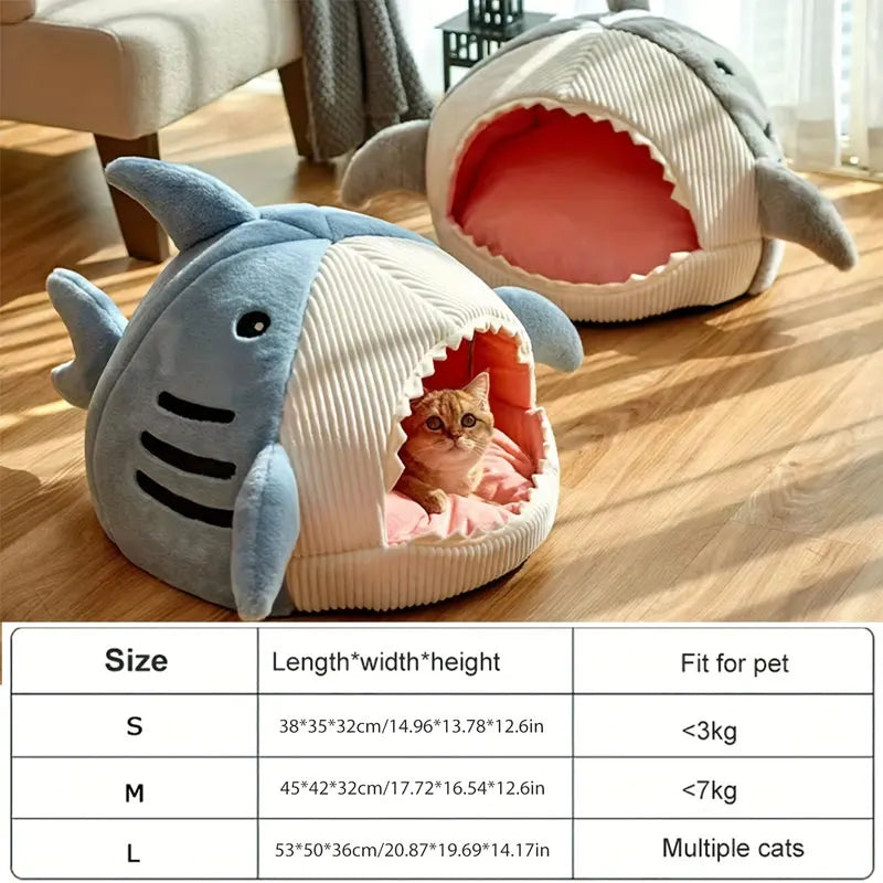 Shark Design Dog Bed