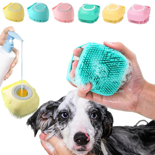 Soft Dog Cleaning Brush