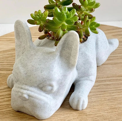 French Bulldog Planter