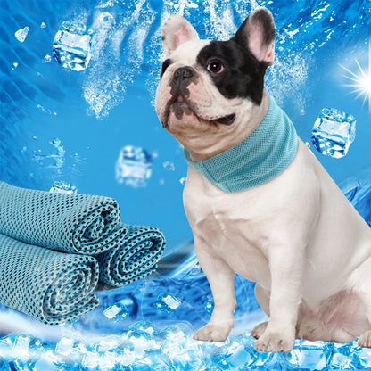 French Bulldog Cooling Dog Scarf