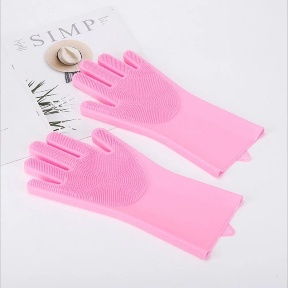 Dog Brush and Massage Gloves