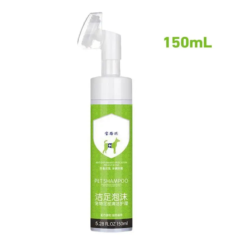 Dog Paw Cleaner 150ml No-Rinse Silicone Paw Brush