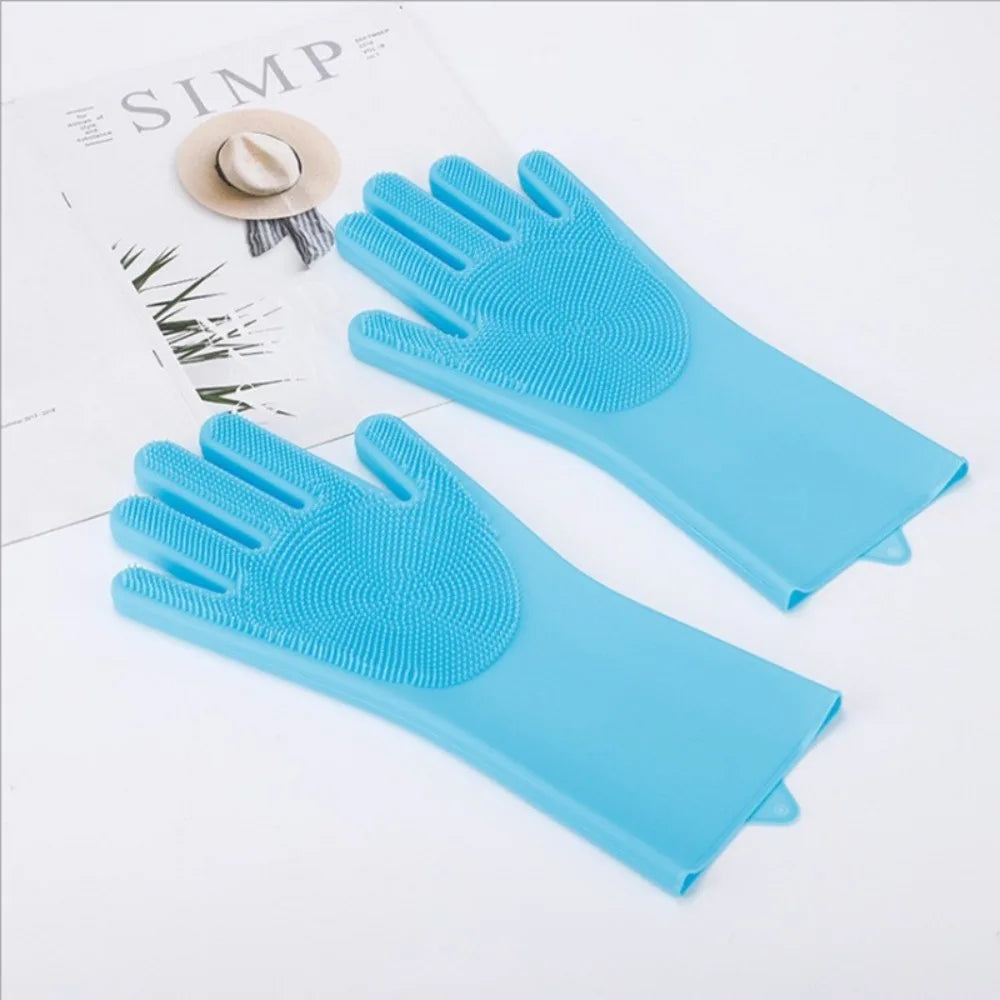 Dog Brush and Massage Gloves