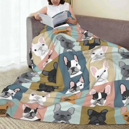 French Bulldog Dog Blanket