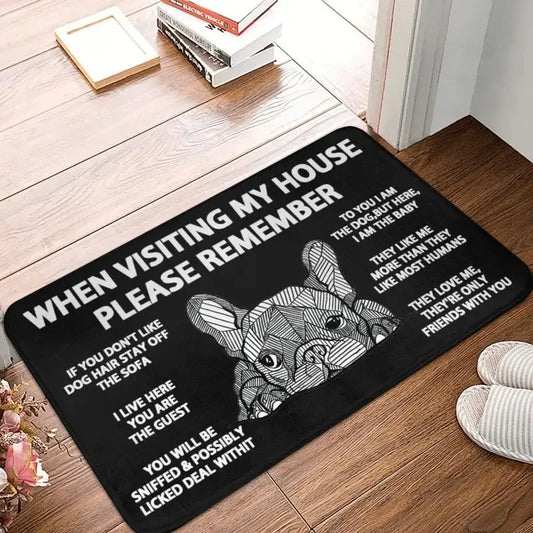 French Bulldog Doormat Mat