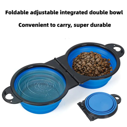 Portable 2in1 Dog Bowl - Foldable