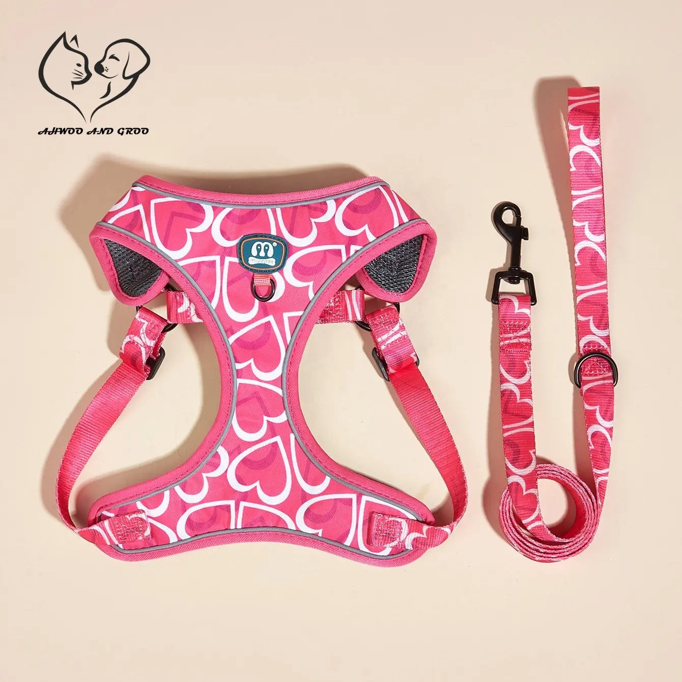 Dog Harness Leash Set