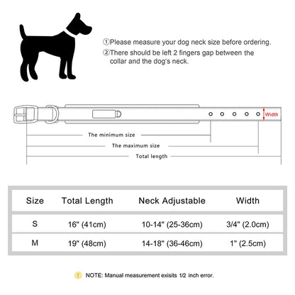 Adjustable Nylon Soft Padded Dog Collar For French Bulldog